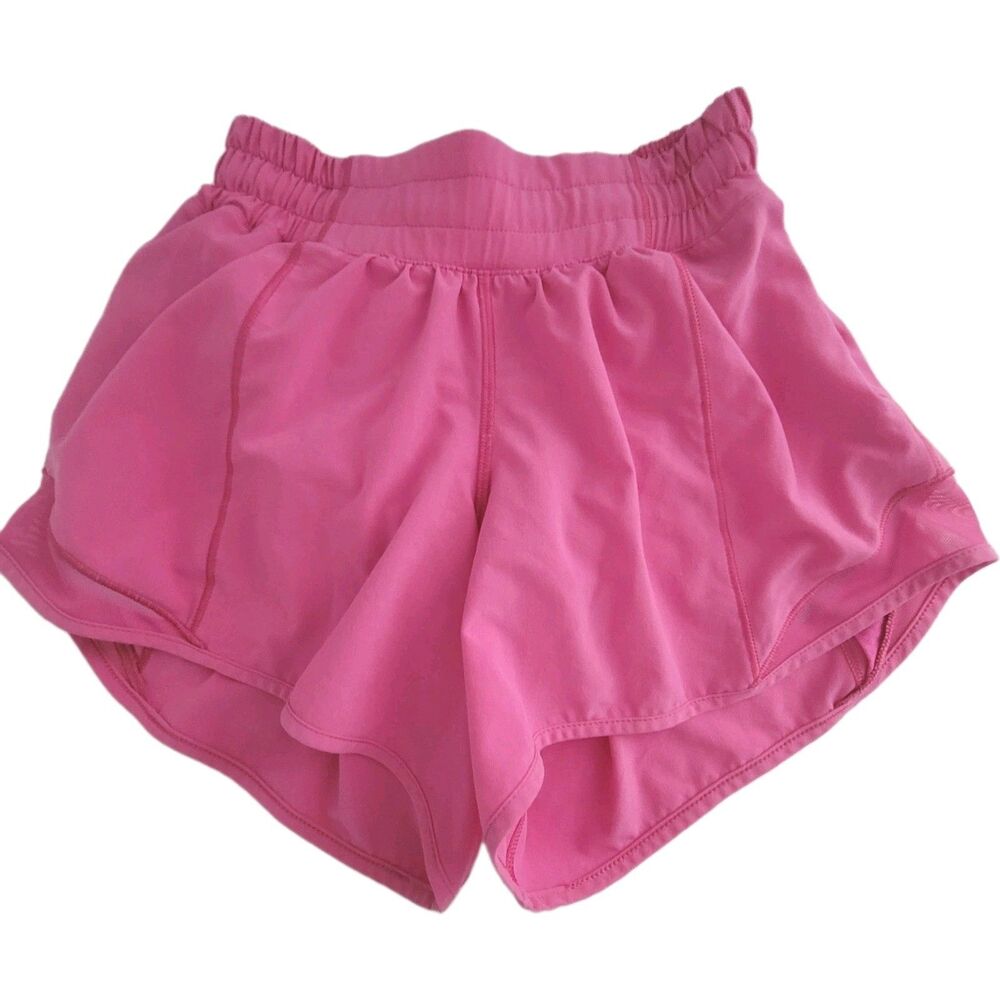 Lululemon Hotty Hot Short Hi Rise Pink Size 0
